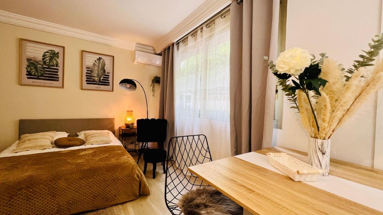 Le Miramar Nice - Clim, Parking, Wifi Et Piscine Экстерьер фото